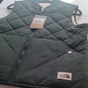 The North Face Dark Green Cuchillo Quilted Vest